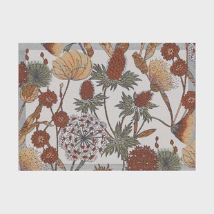 Ekelund Linneväveri Autumn placemat 35x48 cm Bruin-rood