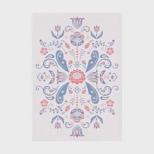 Ekelund Linneväveri Torplyckan theedoek 48x70 cm Multi