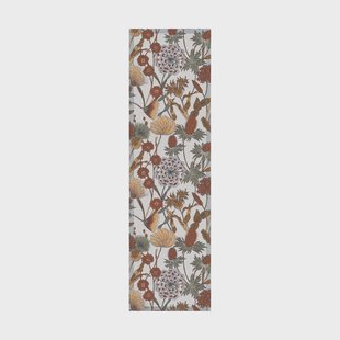 Ekelund Linneväveri Autumn tafelloper 35x120 cm Bruin-rood