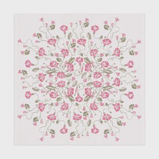 Ekelund Linneväveri Åkervinda tafelkleed 75x75 cm Roze