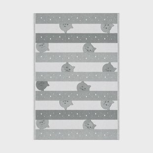 Ekelund Linneväveri Peekaboo babydeken 72x105 cm Grijs