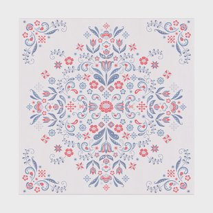 Ekelund Linneväveri Torplyckan tafelkleed 145x145 cm Multi