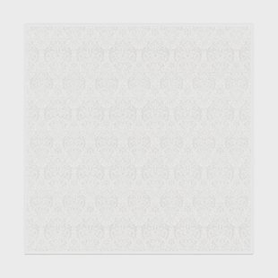 Ekelund Linneväveri Medaljong tafelkleed 150x150 cm Wit