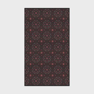 Ekelund Linneväveri Bettys jul tafelkleed 145x300 cm Rood-zwart