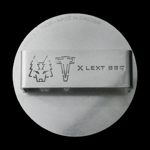 Vargen & Thor GLÖD hamburgerpers 14 cm Gepolijst staal