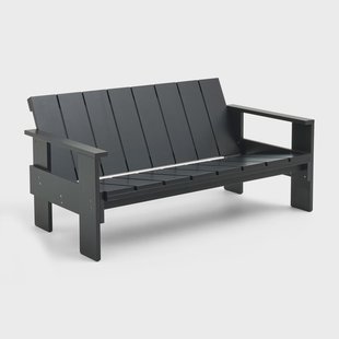 HAY Crate Lounge bank gelakt sparrenhout Black