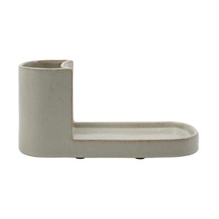 Meraki Datura Borstel- en zeephouder Shellish grey