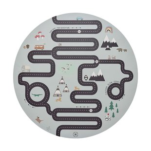 OYOY Adventure kindervloerkleed 112x112 cm Multi