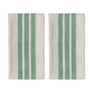 OYOY Linu keukenhanddoek 2-pack Green
