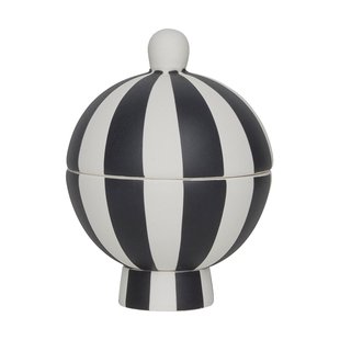 OYOY Toppu Bonbonnière Black-white