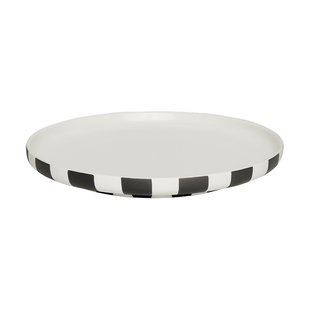 OYOY Toppu dinerbord Ø20 cm Black-white