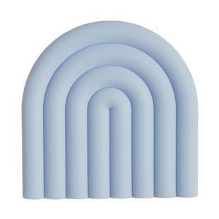 OYOY Rainbow placemat 15x15 cm IJzig blauw