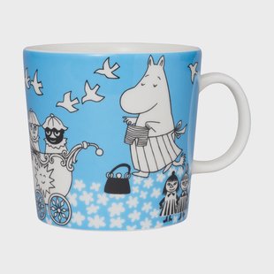 Moomin Arabia Moomin Vrede mok 40 cl. Blauw