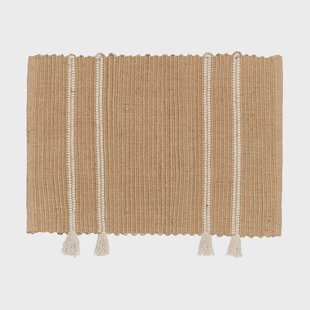 Broste Copenhagen Ezra deurmat 50x70 cm Natural-off white