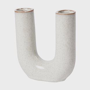 Broste Copenhagen Hector vaas U Ø16 cm Rainy day grey