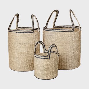 Broste Copenhagen Lykke mand 3-delig Natural-black Broste Copenhagen Lykke mand 3-delig Natural-black