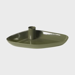 Broste Copenhagen Mie kandelaar mini Grape leaf green