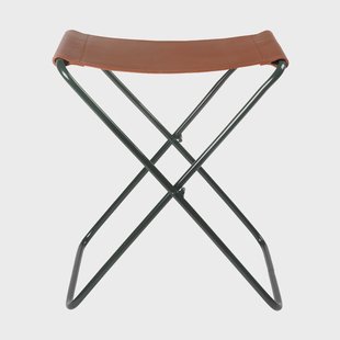 Broste Copenhagen Nola klapkruk leer Forest green