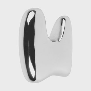 Broste Copenhagen Roberta haak 10x7 cm Silver finish