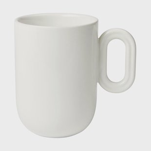 Broste Copenhagen Stevns mok met oor 40 cl Chalk white