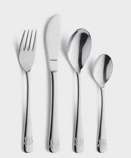 Amefa Teddy kinderbestek 4 delen Roestvrij staal