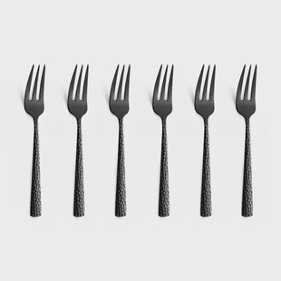 Amefa Felicity taartvorkjes 15,6 cm 6-pack Zwart