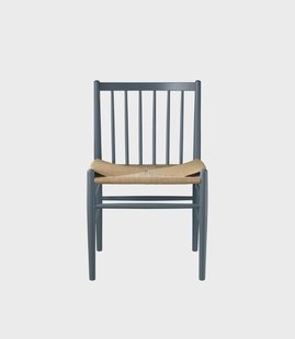 FDB Møbler J80 stoel Beech blue grey painted-nature