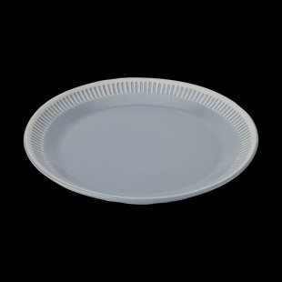 Knabstrup Keramik Colorit borden Ø22 cm Mörkgrå