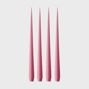 ester & erik ester & erik kaars 4-pack mat Clear pink 41, 32 cm