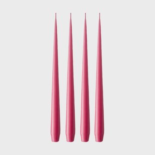 ester & erik ester & erik kaars 4-pack mat Deep pink 41/2, 32 cm