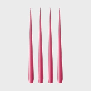 ester & erik ester & erik kaars 4-pack gelakt Clear pink 41, 32 cm