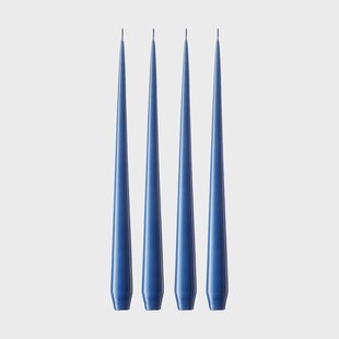 ester & erik ester & erik kaars 4-pack gelakt Cornflower, 32 cm