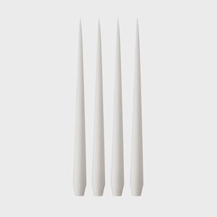 ester & erik ester & erik kaars 4-pack mat White ash 21, 42 cm