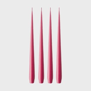 ester & erik ester & erik kaars 4-pack mat Deep pink 41/2, 42 cm