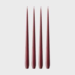 ester & erik ester & erik kaars 4-pack mat Deep wine 44/2, 42 cm