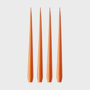 ester & erik ester & erik kaars 4-pack gelakt Mild orange 16, 42 cm