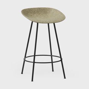 Normann Copenhagen Mat Barstool barkruk 65 cm Seaweed-black steel