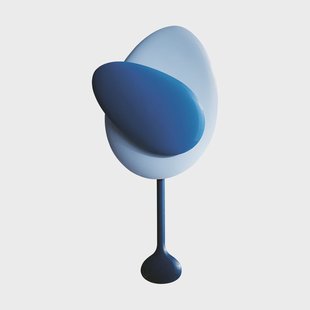Design House Stockholm Mellow Clock wandklok Blue