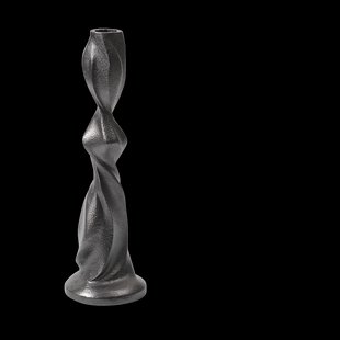 Ferm Living Gale kandelaar 25 cm Blackened Aluminium