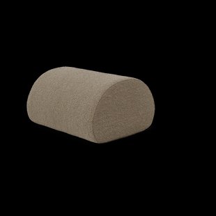 Ferm Living Rouli Pouf Pure Bouclé zitpoef Sand