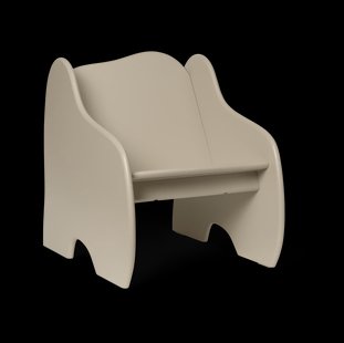 Ferm Living Slope loungefauteuil Cashmere