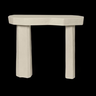 Ferm Living Staffa console table bijzettafel 33,4x100,8x85 cm Ivory Ferm Living Staffa console table bijzettafel 33,4x100,8x85 cm Ivory