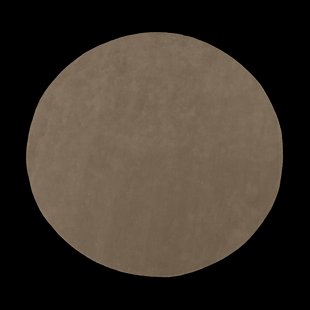 Ferm Living Stille getuft vloerkleed rond Ash Brown Ø240 cm