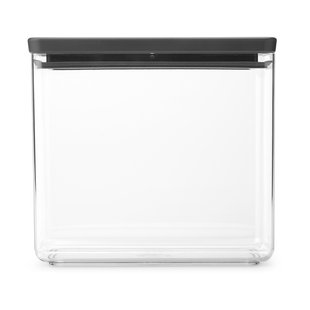 Brabantia TASTY+ stapelbare pot 3,5 liter Donkergrijs