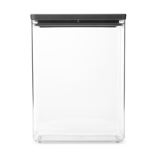 Brabantia TASTY+ stapelbare pot 5,4 liter Donkergrijs