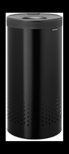 Brabantia Brabantia wasbox met kunststof deksel 35 L Matzwart