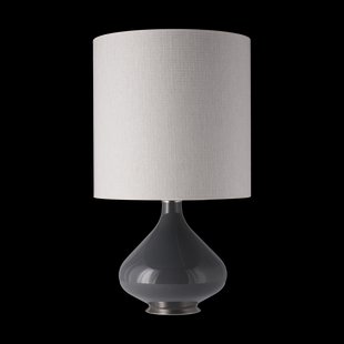Flavia Lamps Flavia tafellamp grijze lampvoet Babel Beige M