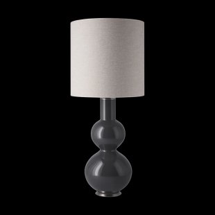 Flavia Lamps Augusta tafellamp grijze lampvoet London Beige M