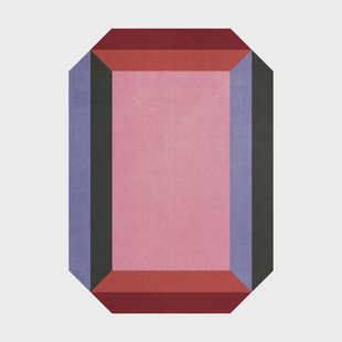 Layered Teklan crystal spectrum vloerkleed Multi, 300x400 cm