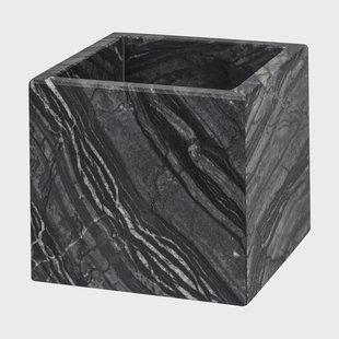 Mette Ditmer Marble cube 8,5x8,5 cm Black-grey